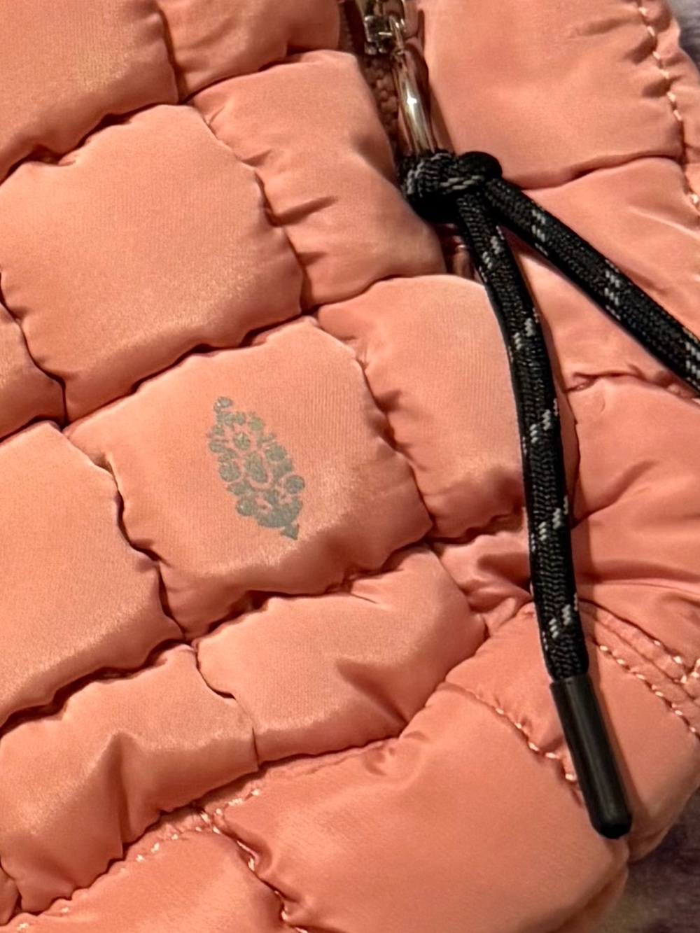 WOMEN Quilted Peach Puffy Handbag